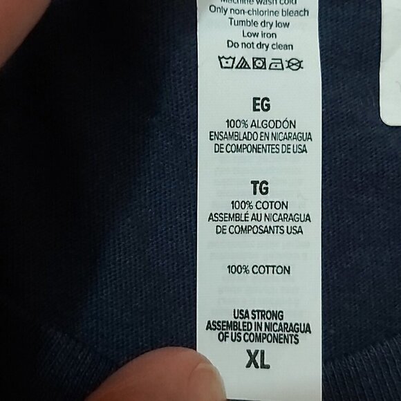 Bella + Canvas Super Mommio Graphic T-Shirt - 100% Cotton, Navy Blue, Size XL - Picture 5 of 6